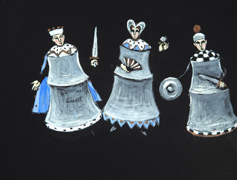 set and costume design for Master and Margarita by Anastasia Rurikov Simes